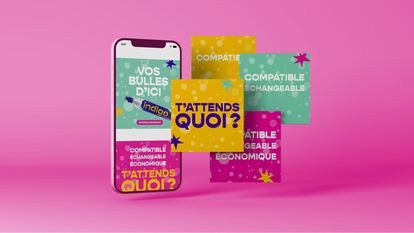 Facebook, Instagram and Google visuals and images for the digital component of the awareness campaign. Advertising agency Montreal.