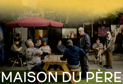 Nouveau logo de la Maison du Père conçu par Erod, représentant une identité unifiée et moderne qui reflète la mission sociale de l’organisme et de sa fondation.